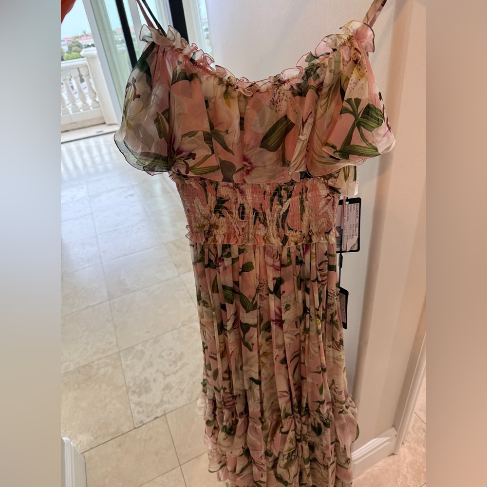 Dolce & Gabbana Pink Sundress Sleeveless Spaghetti Strap - NEW - Size 40